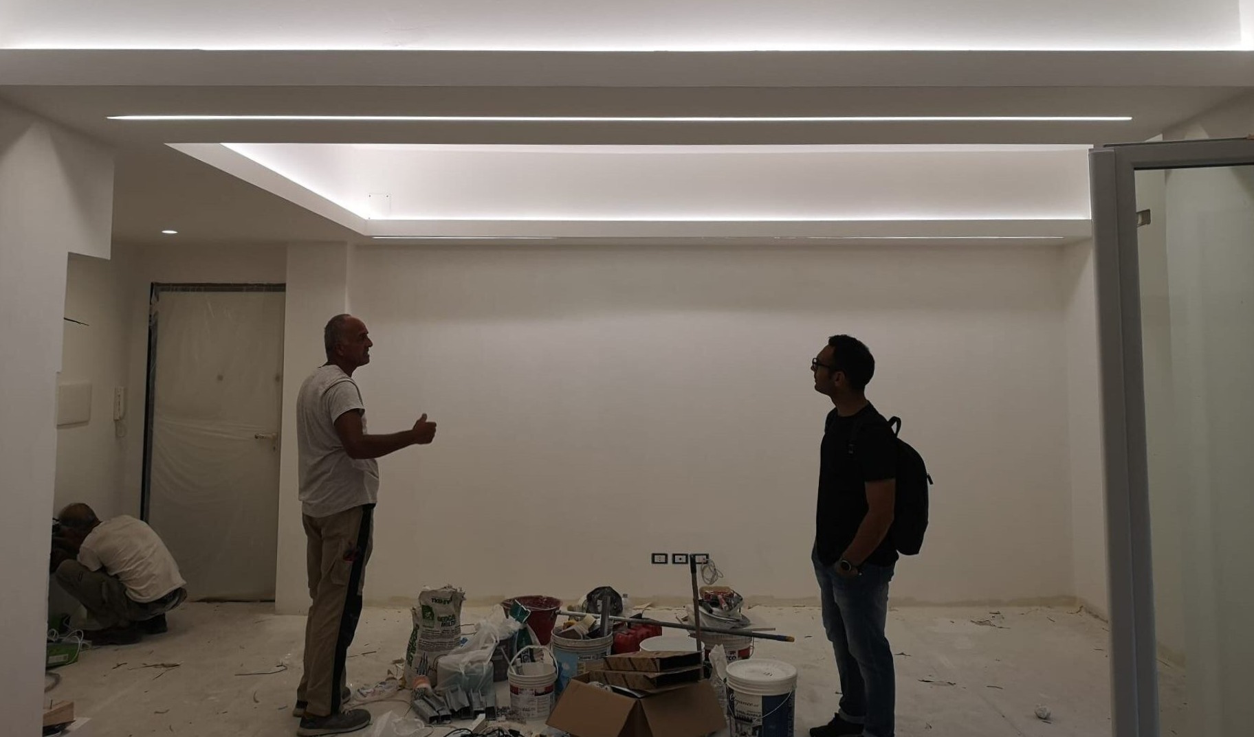 Sopralluogo cantiere Tiziano Tallarico